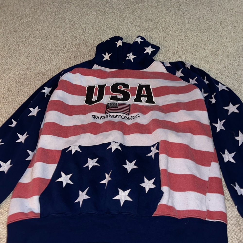 USA Flag Hoodie